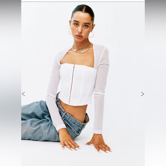 With Jean Al Top | White - Picture 1 of 8